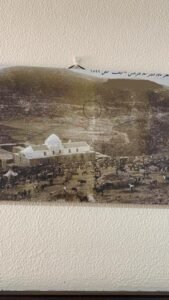 صورة نادرة للدير من قرية المشتاية تعود الى عام 1899