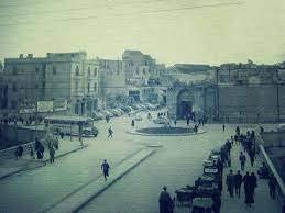 باب توما والجسر الى القصاع في الخمسينيات من القرن 20