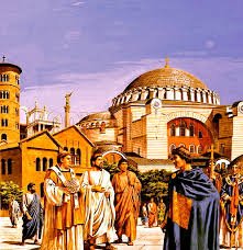 القسطنطينية عاصمة الامبراطورية الرومية من320-1453مسيحية