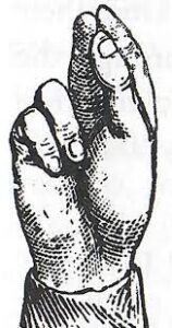  التحضير لرسم اشارة الصليب