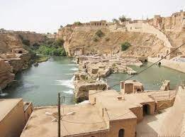 صورة تخيلية لدير الصليب المقدس وبستان الصليب حيث نبع ماء 