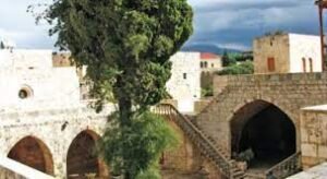 دير سيدة البلمند / جناح الحلبية حيث كانت مطبعة ابن الدباس تعمل وكان الرهبان الحلبيون بزعامة الشماس عبد الله زاخر رواد الكثلكة ونقلوا المطبعة الى دير الشير الكاثوليكي