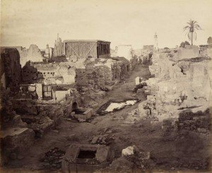 الدمار في الحي المسيحي بفتنة 1860