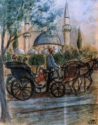 لوحة للفنان ميلاد الشايب