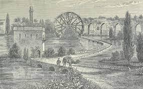 حماة في القرن 19 لوحة زيتية