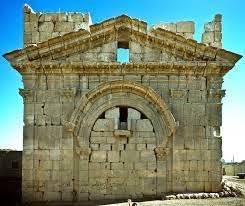 الواجهة الشرقية لحصن الضمير الروماني