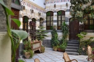 بيت دمشقي شبيه بالبيت الذي عاش فيه السيد ديمتري واهله