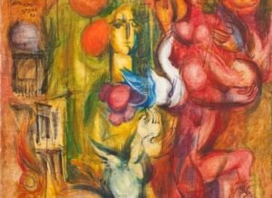 من اعمال الفنان الياس الزيات