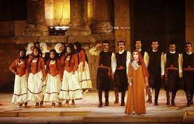 فيروز في مهرجان معرض دمشق الدولي /مدرج بصرى