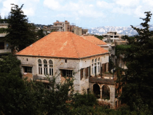 بلدة بتغرين بجبل لبنان