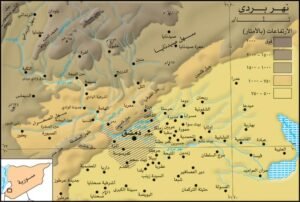 مخطط بردى من النبع الى المصب