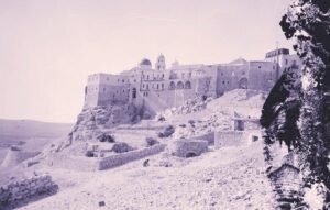 دير سيدة صيدنايا والبلدة مطلع القرن 20