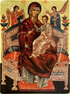 ايقونة عجائبية لوالدة الاله من جبل آثوس المقدس