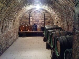 تخزين النبيذ في الاقبية المختصة