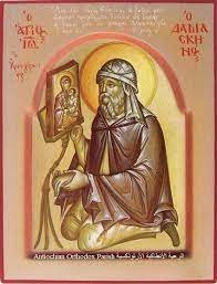 ايقونة القديس يوحنا الدمشقي ويده المقطوعة