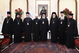 الوفد الروسي المشارك في احتفالات الكرسي الانطاكي في عيد الكرسي الانطاكي 29 حزيران بضيافة البطريرك يوحنا العاشر الصورة في البطريركية