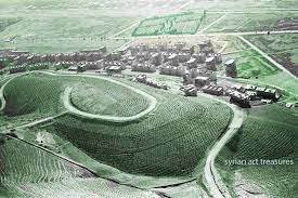 صورة تاريخية من الجو للمزة 