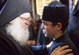 اصغر راهب في اديرة الجبل المقدس