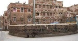 بقايا كنيسة أو كعبة أبرهة الحبشي في صنعاء القديمة.