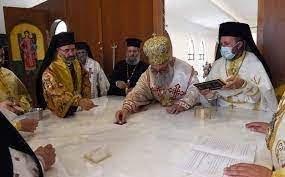 البطريرك الارثوذكسي يوحنا العاشر يكرس كنيسة القديس الشهيد الحارث في مسقط عمان