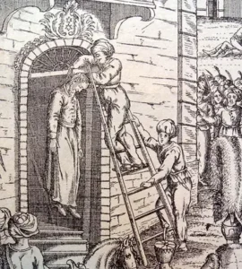 هكذا شنق العثمانيون بطريرك القسطنطينية غريغوريوس الخامس على باب البطريركية