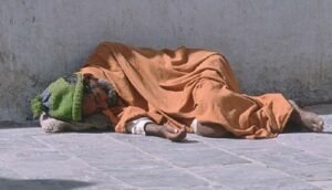 المتسول الأخرس في بيروت