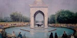 النصب الاول للسبع البحرات عام 1925ساحة الكابتن ديكار بانتري
