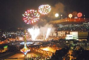 الألعاب النارية وجبل قاسيون