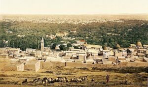 دمشق من قاسيون بداية القرن الماضي