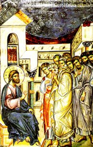 يسوع يعلم في الهيكل