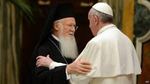 البطريرك المسكوني برثلماوس والبابا فرنسيس