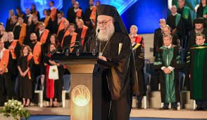 البطريرك يوحنا العاشر يلقي كلمته في حفل تخريج طلاب البلمند 2022