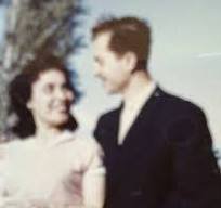 عدنان بغجاتي و أمل حمصيدمشق ١٩٥٨ تقريباً