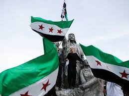 علم الثورة السورية ضد الفرنسيين