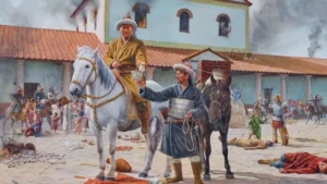 أفراد من الهون في بلدة أكويليا بإيطاليا عام 452 