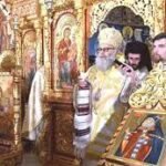 البطريرك يوحنا العاشر يرأس احتفالات الكنيسة الرومانية باعلان قداسة انثيموس الكرجي