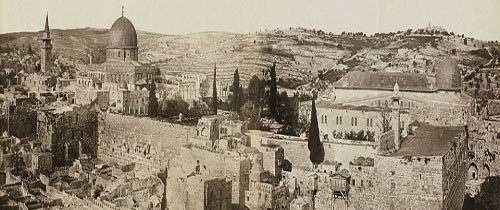 صورة تاريخية للقدس القديمة