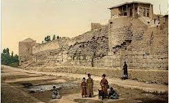 السور الشرقي لدمشق القديمة اواخر القرن 19