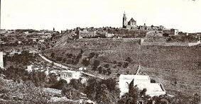 جبل صهيون كنيسة الرقاد وبرج جرسها صورة الخلفية