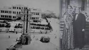 كرجية حداد وزوجها وساعة كرجية يحمص