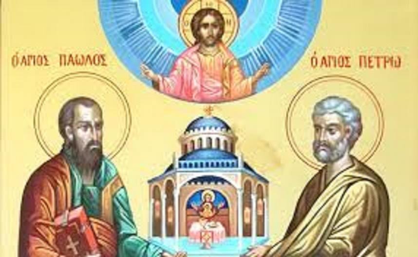 القديسان بطرس وبولس مؤسسا كرسي انطاكية العظمى
